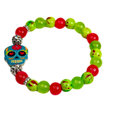 Halloween and Sugar Skull Inspired Charm Women's Bracelet