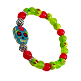 Halloween and Sugar Skull Inspired Charm Women's Bracelet