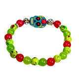 Halloween and Sugar Skull Inspired Charm Women's Bracelet