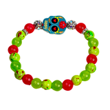 Halloween and Sugar Skull Inspired Charm Women's Bracelet