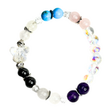 Women's Serenity Prayer Sobriety Bracelet with Butterfly Charm